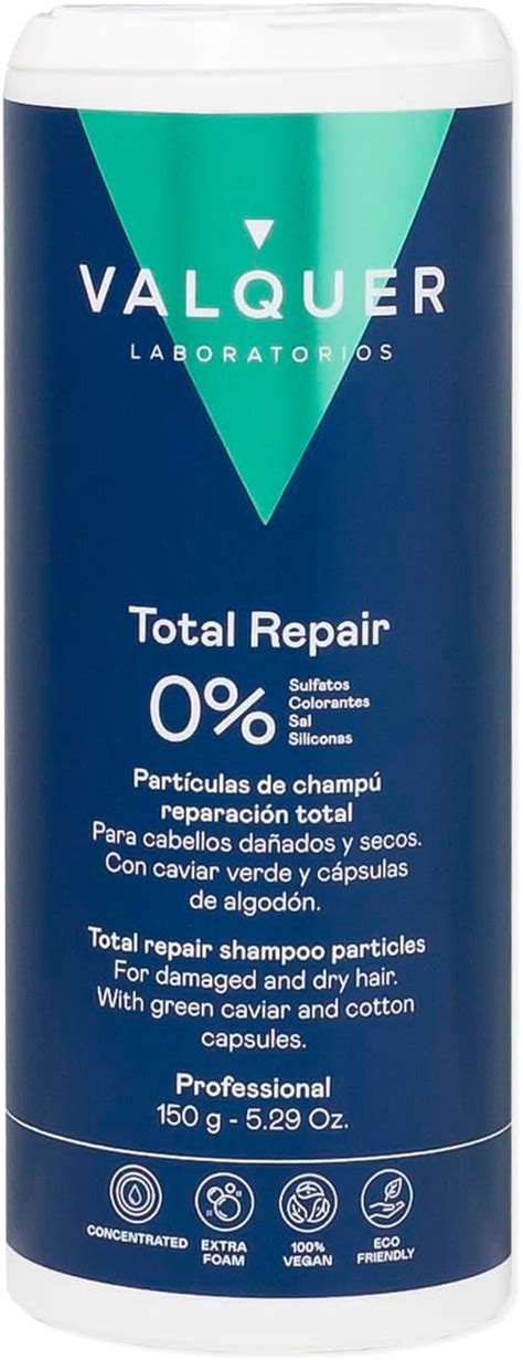 Valquer Particulas De Champu Total Repair Para Cabellos Da Ados