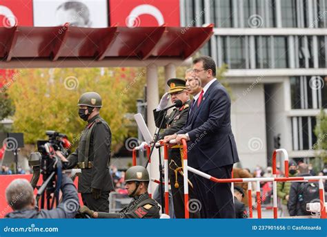 Ekrem Mamoglu Ali Yerlikaya And Kemal Yeni Are At The Parade For The