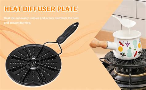 DIVUE Iron Heat Diffuser Plates For Gas Stove Evenly Conduction Heat