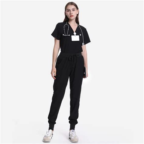 Uniforms World Scrubs For Women Set Stretch Scrub Top And Pants With 8