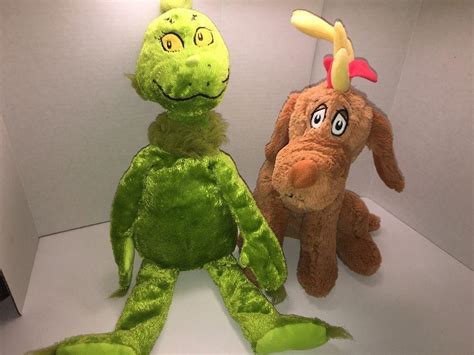 Grinch And Max Plush Dr Seuss Pair How The Grinch Stole Christmas Kohls