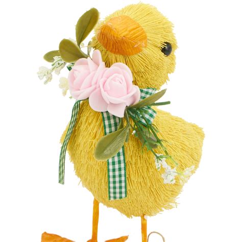 Single Yellow Standing Easter Chick Ornament In Assorted Styles Wilko