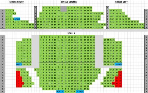 Alexandra Palace Theatre Seating Plan