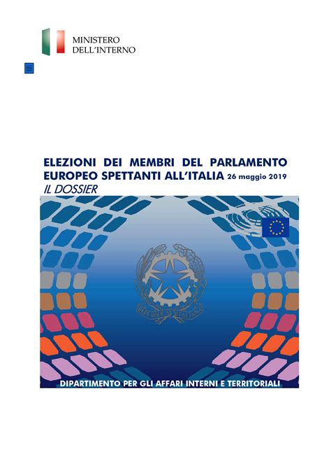 Elezioni Dei Membri Del Parlamento Europeo Spettanti All Italia