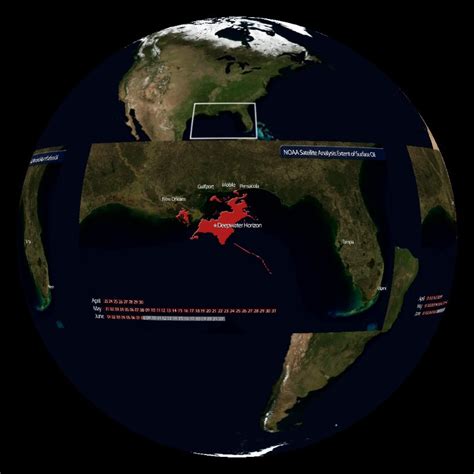 Bp Oil Spill Map Noaa