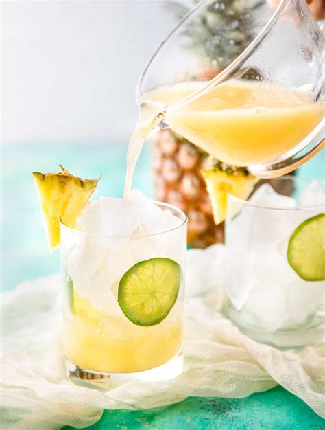 Pineapple Coconut Rum Punch The Chunky Chef