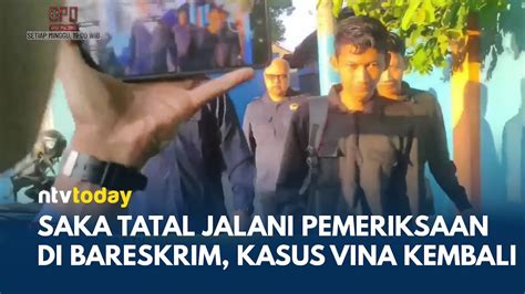 LIVE REPORT Diperiksa Bareskrim Saka Tatal Tidak Bawa Bukti Apapun