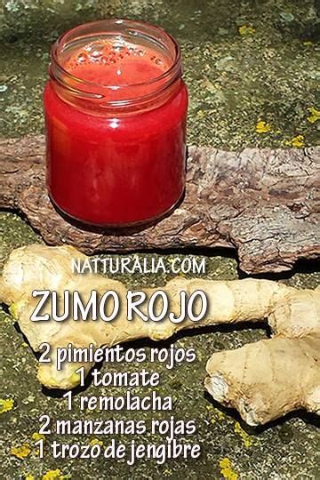 Zumo Rojo Jugos Y Licuados Recetas De Jugos Licuados Nutritivos