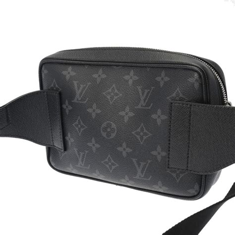 Louis Vuitton ルイヴィトン タイガラマ バムバッグ アウトドア ノワール M30245 メンズ モノグラムキャンバス ボディ