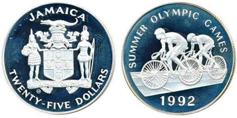 Dollars Summer Olympics Cycling Jamaica Numista