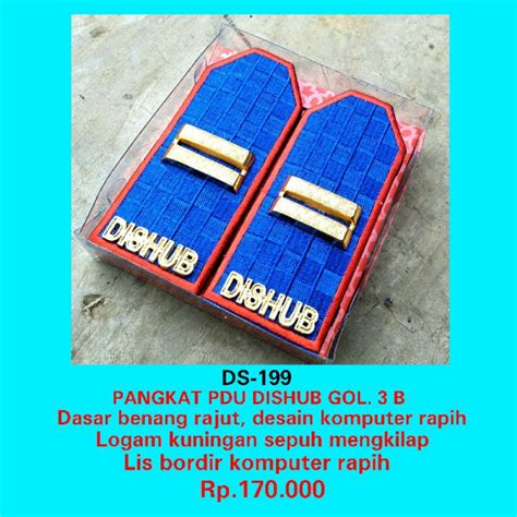 Jual Ds 190 Pangkat Pdu Dishub Golongan 3 B Jabatan Struktural Shopee