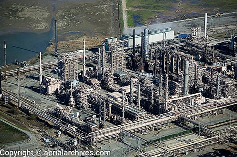 Aerial Photography Chevron Richmond Refinery Richmond California