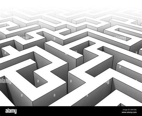 Maze Black and White Stock Photos & Images - Alamy