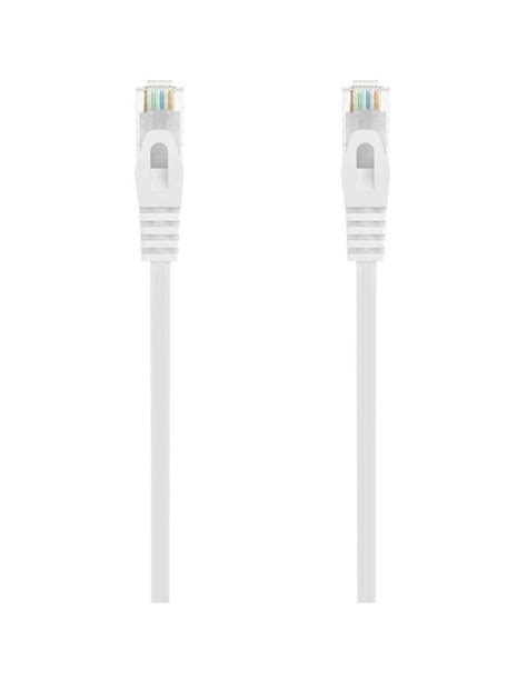 Cable De Red RJ45 AWG24 UTP Aisens A145 0596 Cat 6A LSZH 2m Blanco