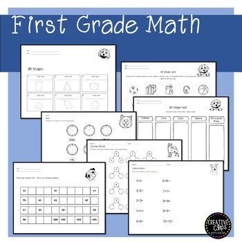 First Grade Math by HomeschoolHomemade | TPT