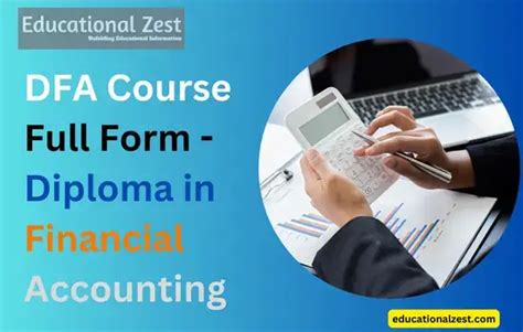 DFA Computer Course Full Form Eligibility Criteria Future Scope