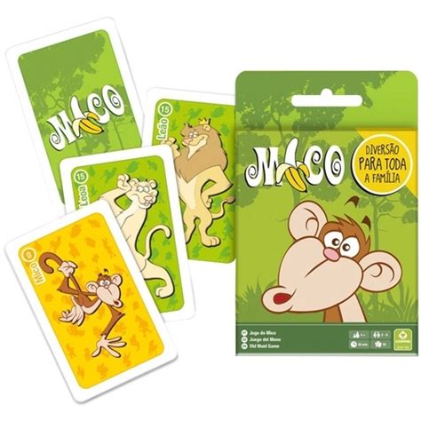 Jogo Da Memoria Mico Macaco 55 Cartas Brinquedo Da Copag Shopee