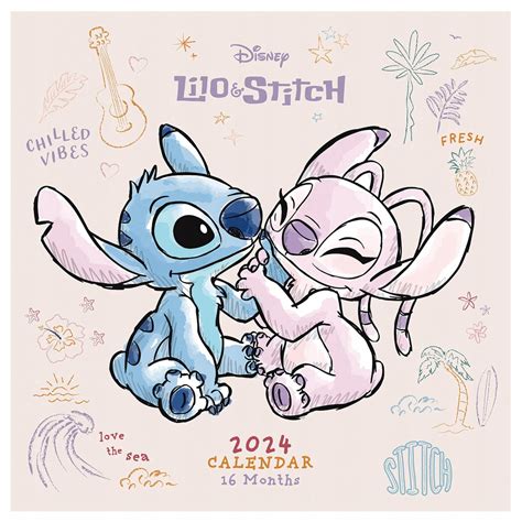 Kalendarz Cienny Lilo And Stitch Disney Kalendarz X Cm