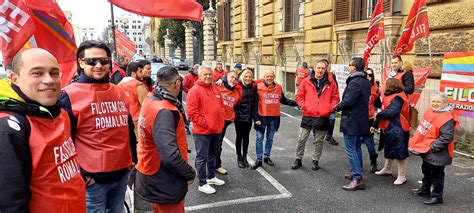 Marzo Sogin Presidio Davanti Al Mef Filctem Cgil Roma Lazio