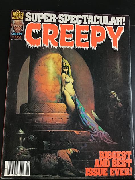 Creepy K Frank Frazetta Cover Comic Books Bronze Age