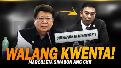 Cong Marcoleta May Nabuking Sa Chr Buwagin Dapat Ang Chr Walang Kwenta