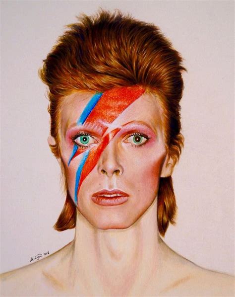 Rip David Bowie By Luceene K On Deviantart David Bowie Fan Art David