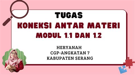 Tugas Koneksi Antar Materi Modul 1 1 Dan 1 2 YouTube