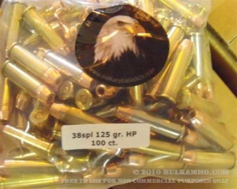 Military Ballistics Industries .38 Special 125gr HP 1000 rounds - $260 ...