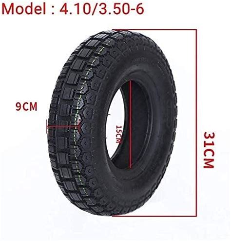 Elektrische Scooterbanden 4 10 3 50 6 Rubber Pneumatische Banden Dik