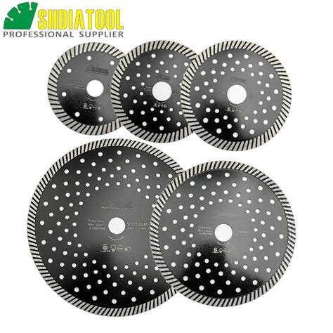 Shdiatool Diamond Hot Pressed Diamond Turbo Saw Blade Hard Material