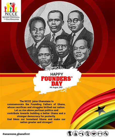 Ncce Wishes All Citizens Of Ghana A Happy Founders Day Ncce Ghana