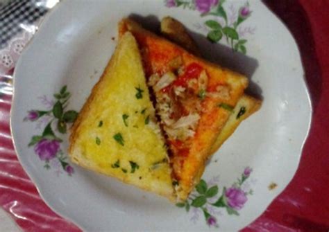 Resep Sandwich Pizza Dan Garlic Toast Bread Oleh Leli Nad Cookpad