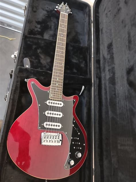 Harley Benton Bm Dlx Trans Red Reverb