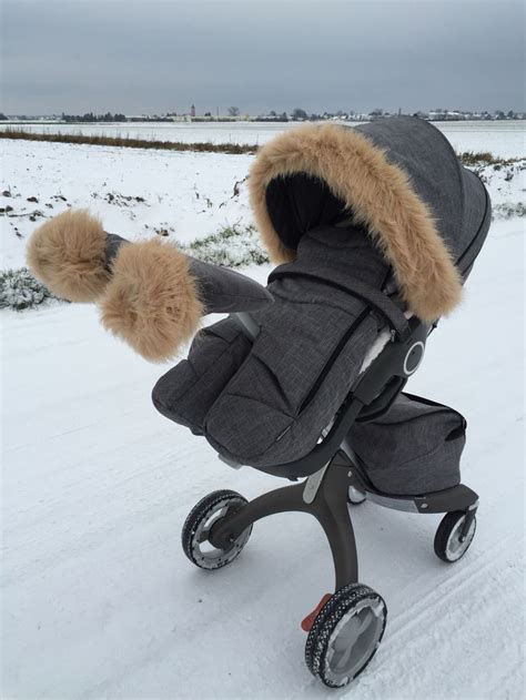 Nie Wieder Kalte Finger Beim Spazieren Diy Winter Set F R Kinderwagen