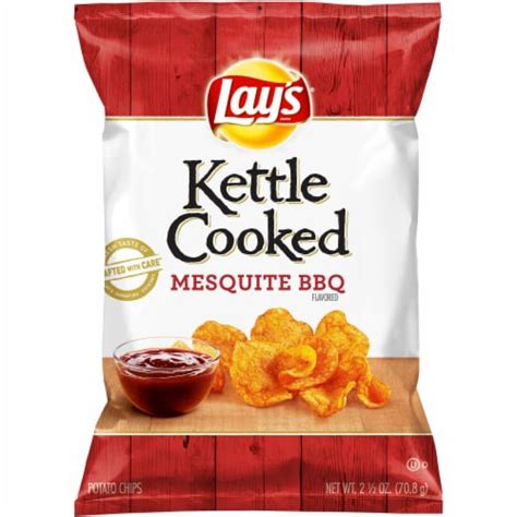 Lay S Mesquite BBQ Kettle Cooked Potato Chips 2 5 Oz Kroger