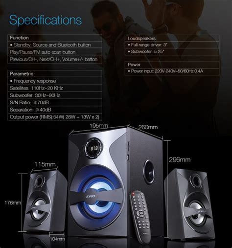اسپیکر فندا مدل F380X - فروشگاه اینترنتی کلان کامپیوتر