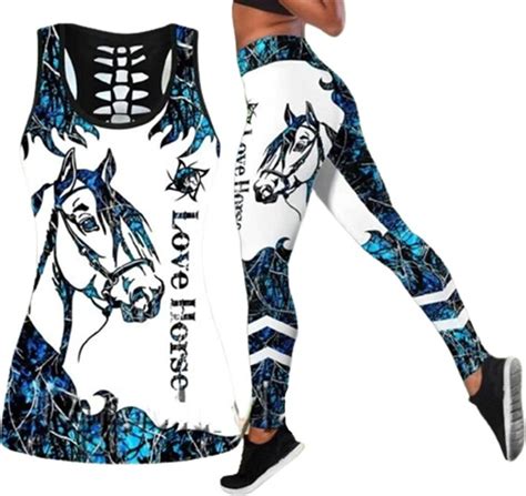 Wegukri 3d Print Love Horse Sexy Vest Shopstyle Tops