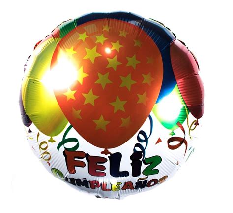 Globos Feliz Cumplea Os Met Licos Para Gas Helio Pz En