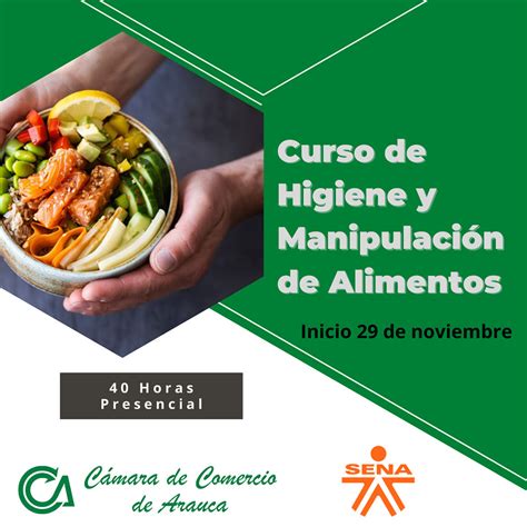 Curso De Higiene Y Manipulación De Alimentos Cámara De Comercio De Arauca