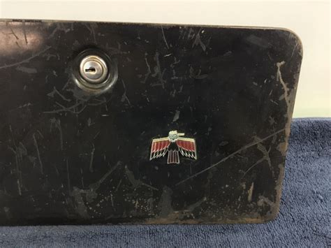 67 68 Pontiac Firebird Glovebox Door With Hinge Black EBay