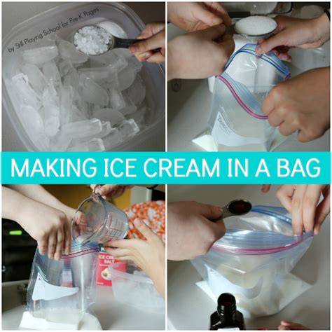 Ice Cream In A Bag Preschool Science Activity For Kids