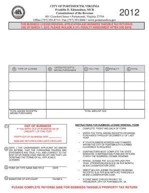 Portsmouth Business License Complete With Ease Airslate Signnow