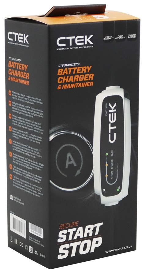 CTEK CT5 Start Stop 12V 3 8A Battery Charger 40 106