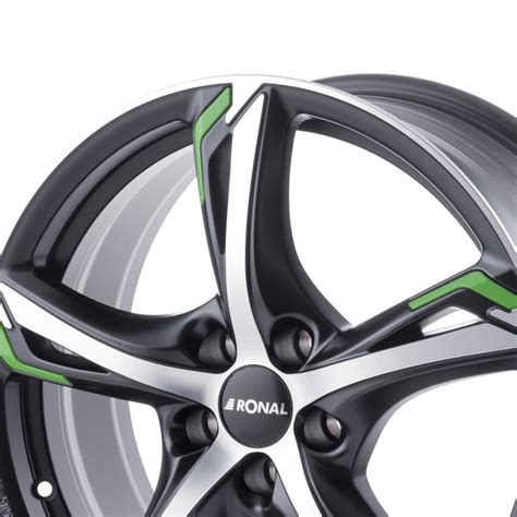 Ronal R Green Jetblack Matt Frontkopiert Alufelgenshop At