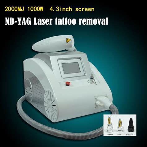 W Q Switched Nd Yag Laser For Skin Tattoo Removal Machine New