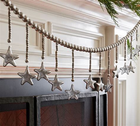 Silver Star Garland Pottery Barn