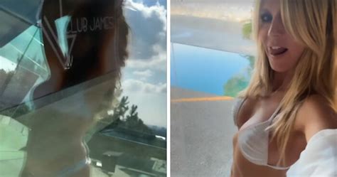 And Tom Heidi Klum Teases Fans With Thong Bikini Video In Her Natural Habitat