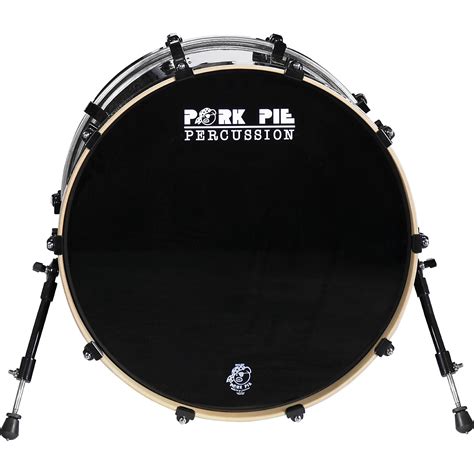 Pork Pie Maple Bass Drum Black Glass 18x22 Musicians Friend