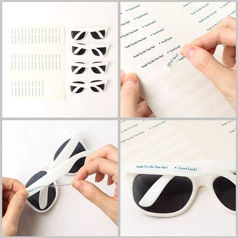 Sunglasses With Personalized Labels Wedding Sunglasses Wedding