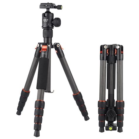 Professional Carbon Fiber Tripod And Monopod Kr225c Pro For Dslr Camera